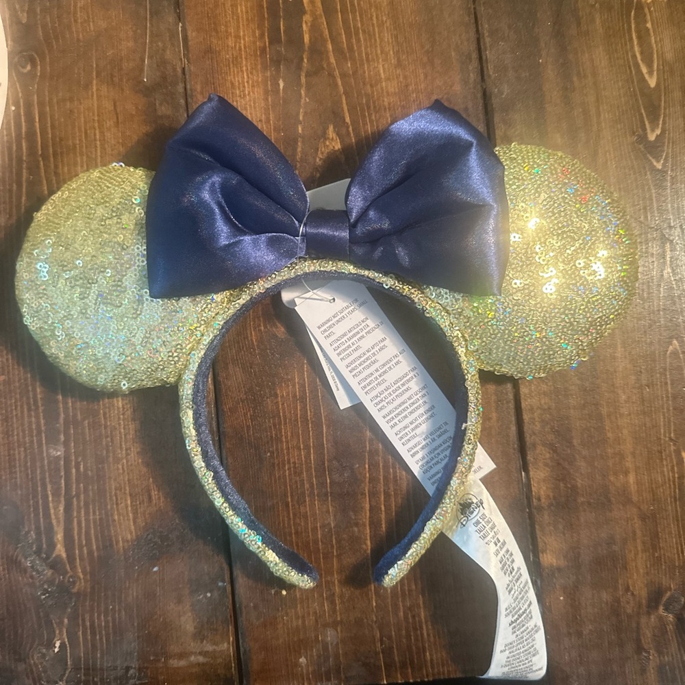 Gold Minnie Mouse Ears